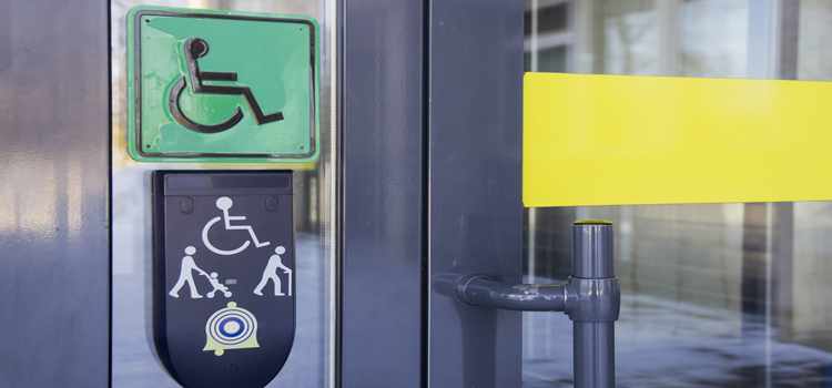 automatic handicap door opener in Hanford