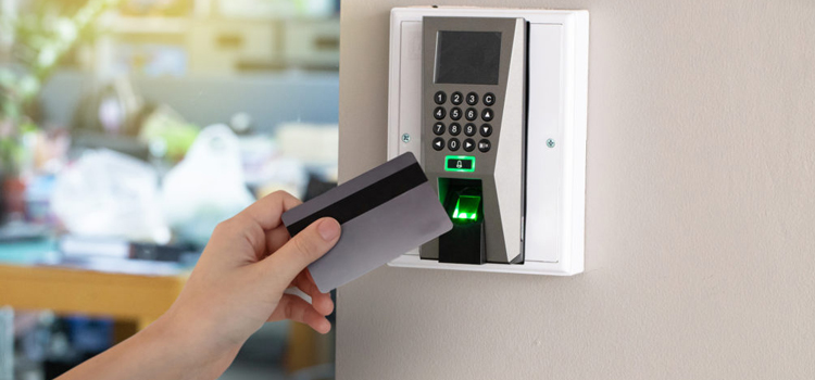 key card entry system Hanford