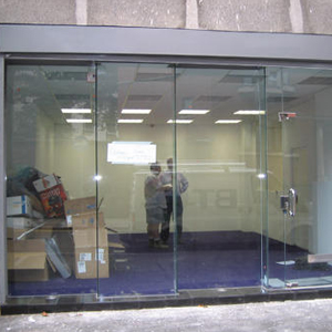 shop front door repair Hanford